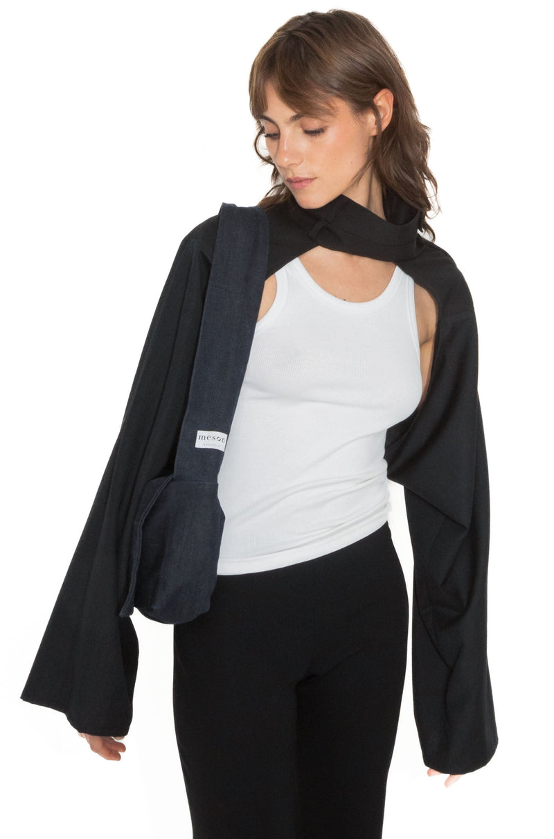 Boléro upcyclé en collaboration avec les Petits Riens - Made in Belgium