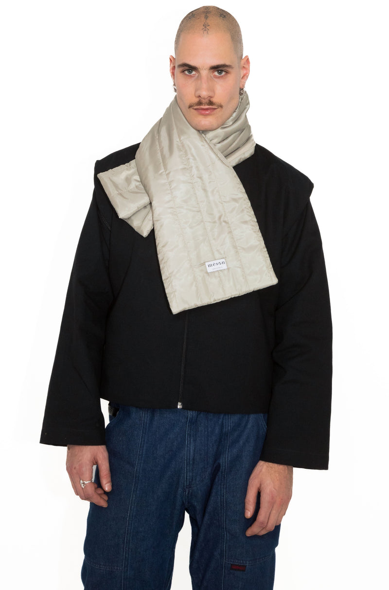 Echarpe matelassée upcyclée - Made in Belgium