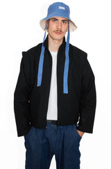 Bob en lin réversible upcyclé - Made in Belgium