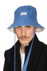 Bob en lin réversible upcyclé - Made in Belgium