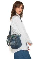 Sac à main en jeans upcyclé - Made in Belgium