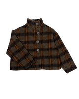 Manteau buttoned to the top - brun