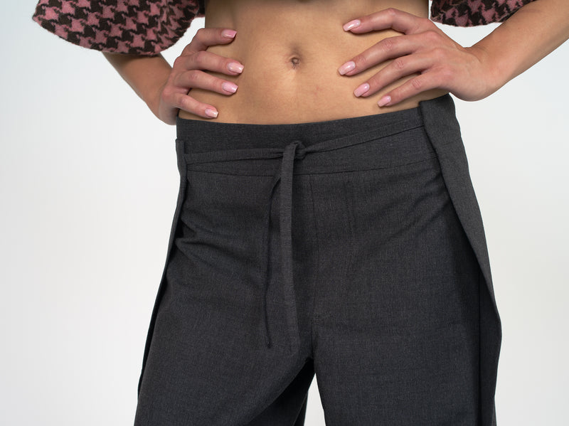 Le pantalon pile ou facette