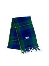 Écharpe en tartan upcyclée - Made in Belgium