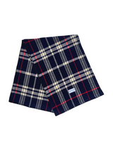 Écharpe en tartan upcyclée - Made in Belgium