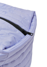 Sac voyage matelassé violet upcyclé - Made in Belgium