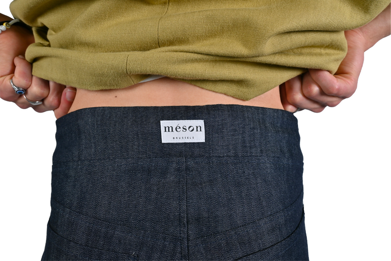 Pantalon en tissu upcyclé - Made in Belgium