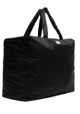 Grand sac imperméable upcyclé noir - Made in Belgium