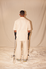 Pantalon en lin upcyclé homme - Made in Belgium