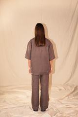 Pantalon en lin upcyclé femme - Made in Belgium