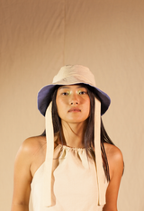 Bob en lin réversible upcyclé - Made in Belgium