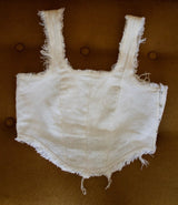 Corset réversible lin et coton upcyclés - Made in Belgium