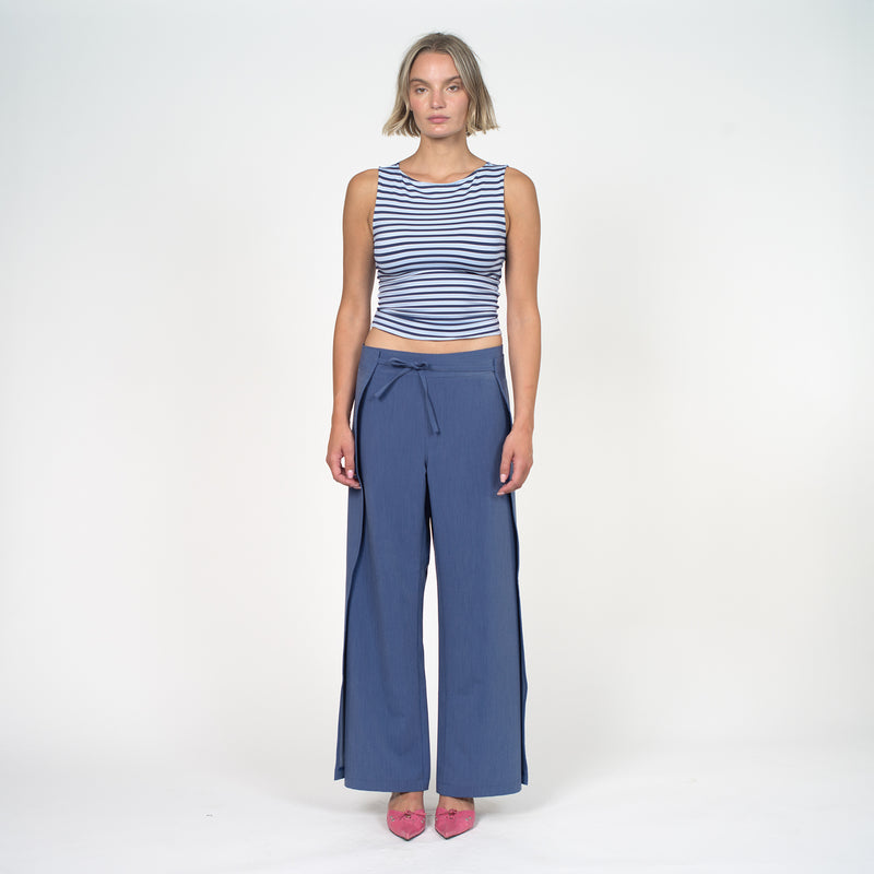 Le pantalon pile ou facette