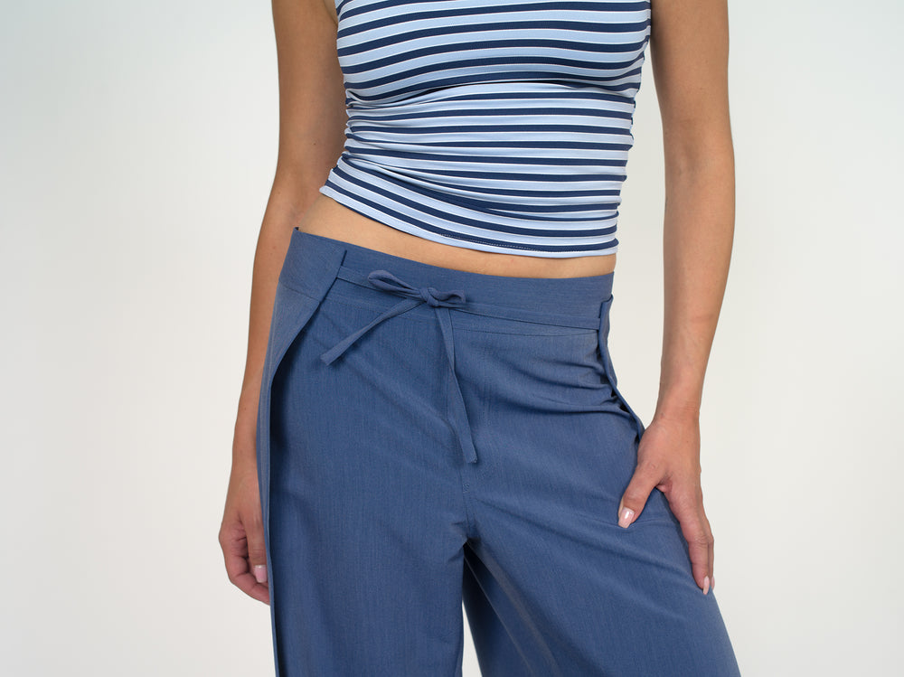 Le pantalon pile ou facette