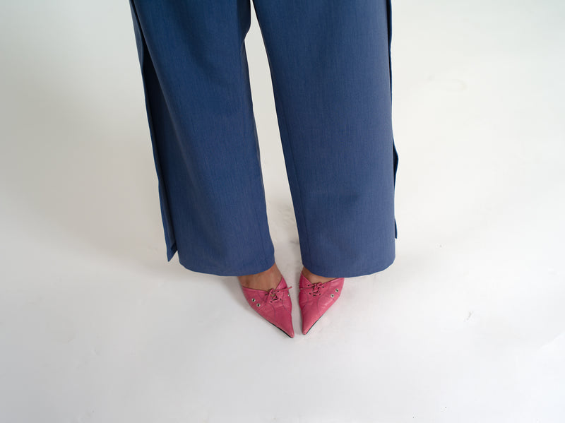 Le pantalon pile ou facette