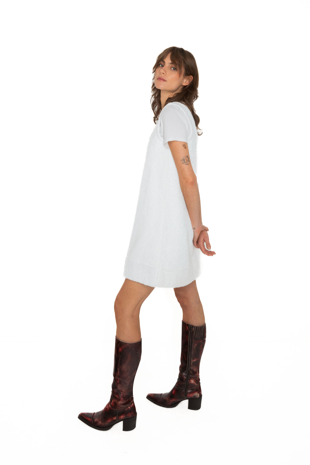 Robe en essuie upcyclé - Made in Belgium