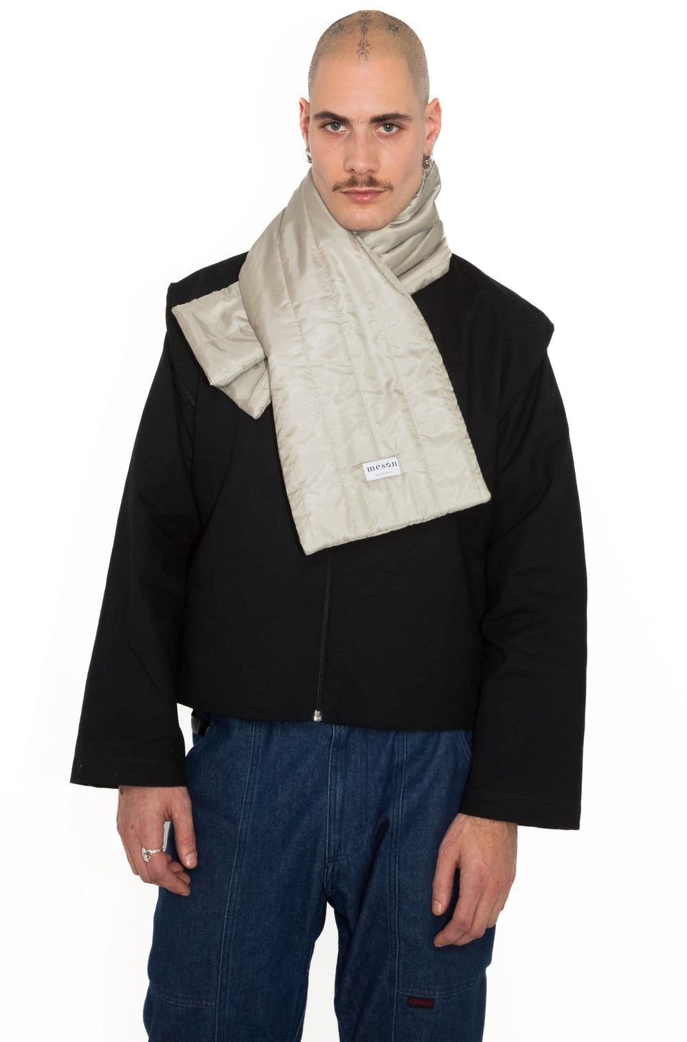 Echarpe matelassée upcyclée - Made in Belgium  