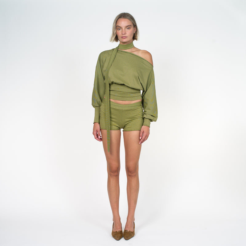 Le rayé vert
