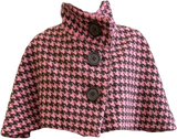 Cap buttoned to the top