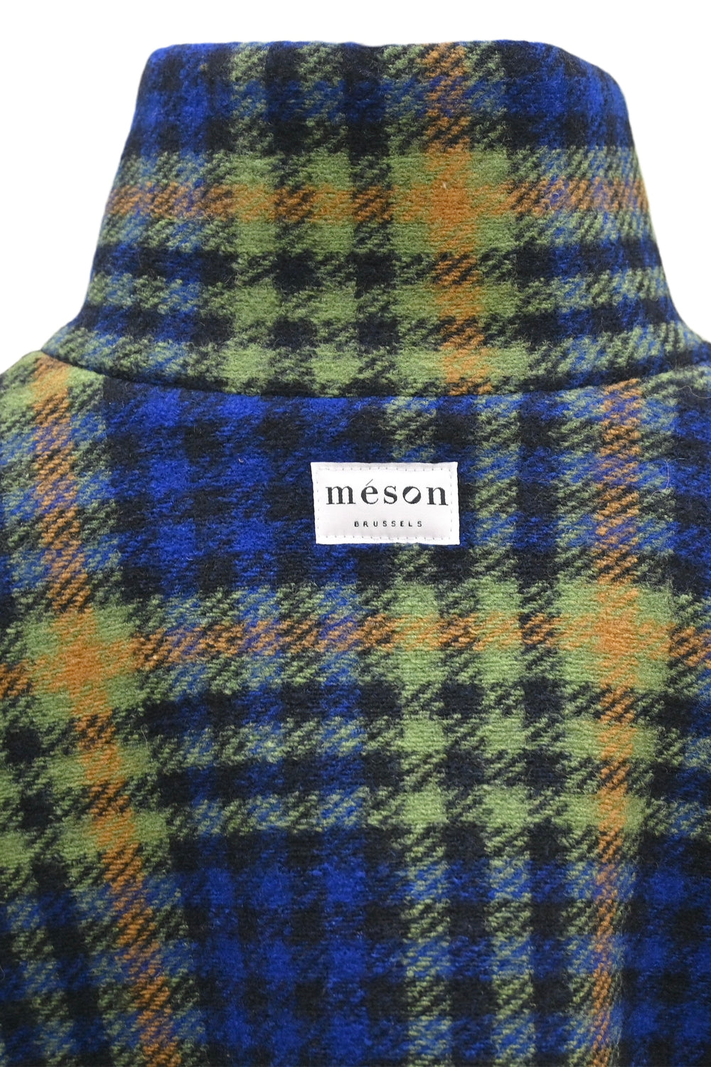 Manteau buttoned to the top - bleu