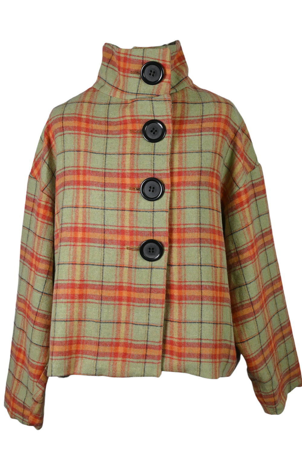 Manteau buttoned to the top - été