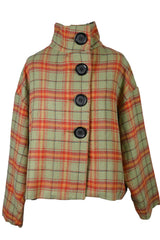 Manteau buttoned to the top - été