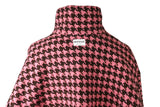 Manteau buttoned to the top - rose/brun