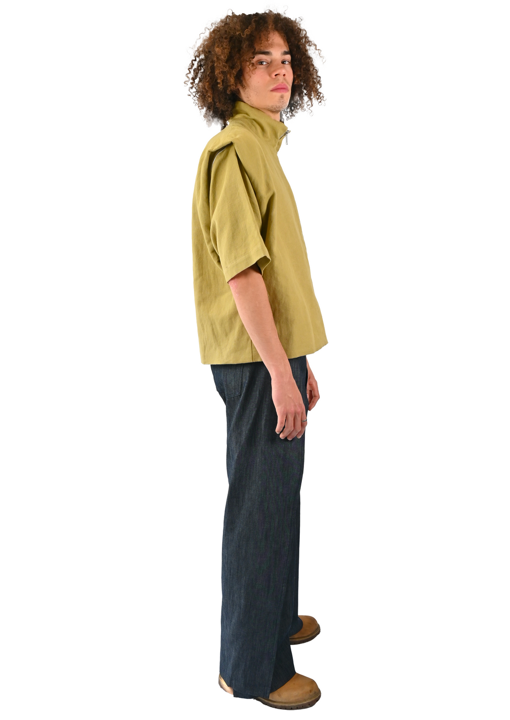 Pantalon en tissu upcyclé  - Made in Belgium