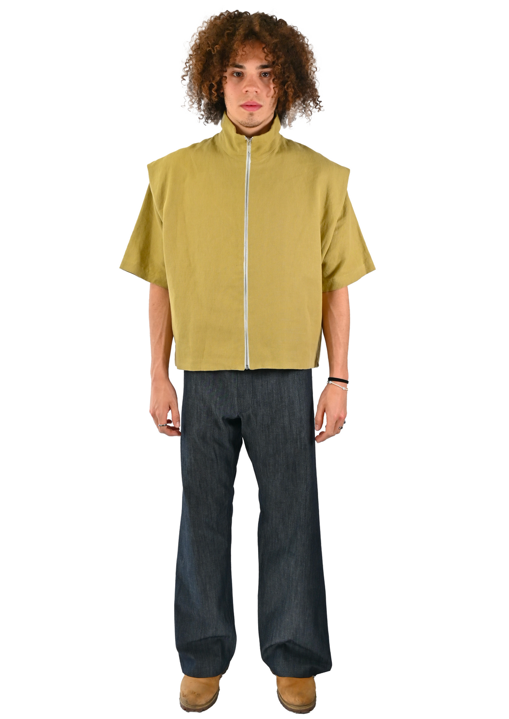 Pantalon en tissu upcyclé  - Made in Belgium