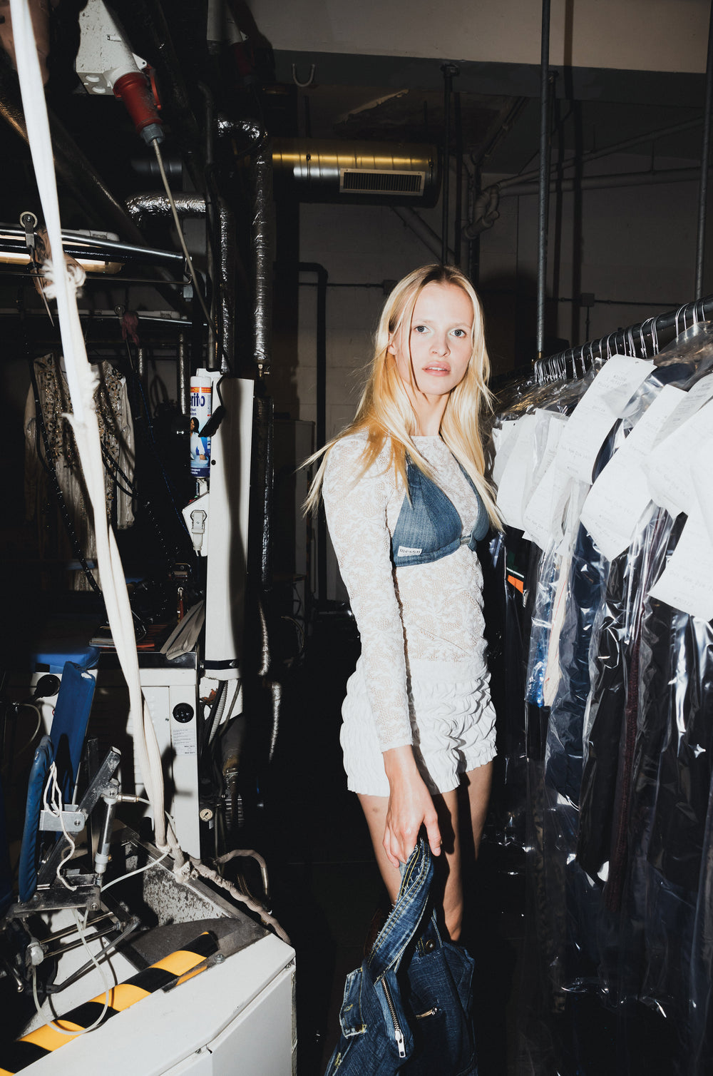 Short en chemise blanche upcyclé - Made in Belgium - bloomers