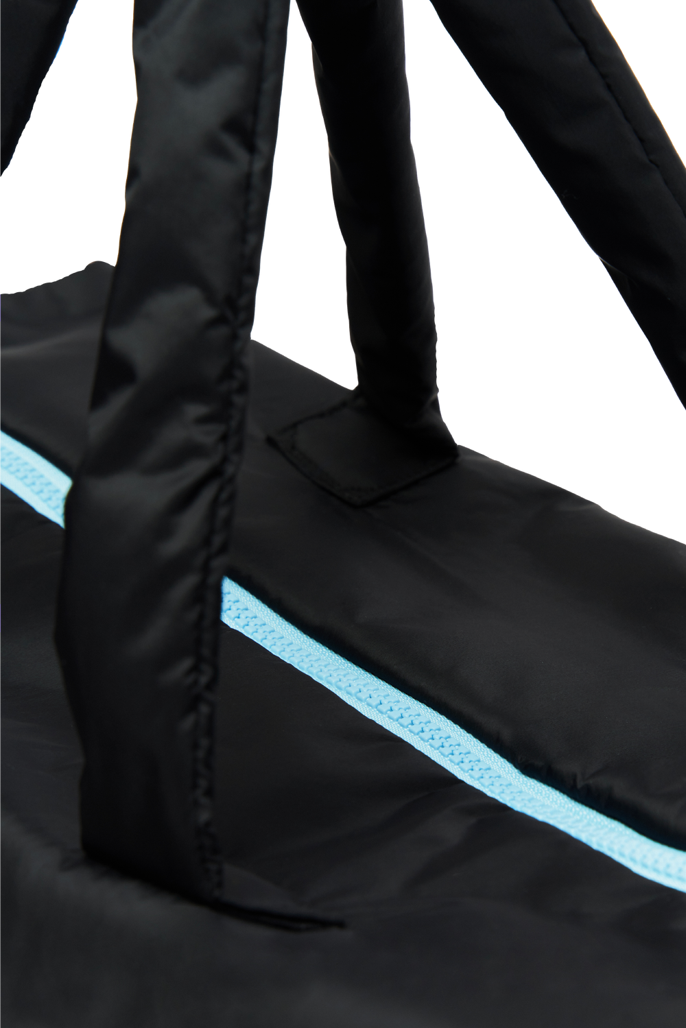 Grand sac imperméable upcyclé noir - Made in Belgium