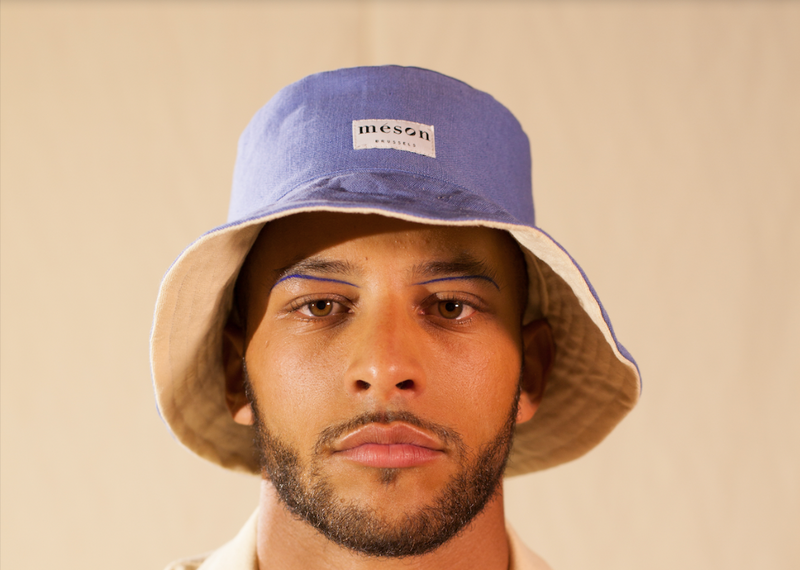 Bob en lin réversible upcyclé - Made in Belgium