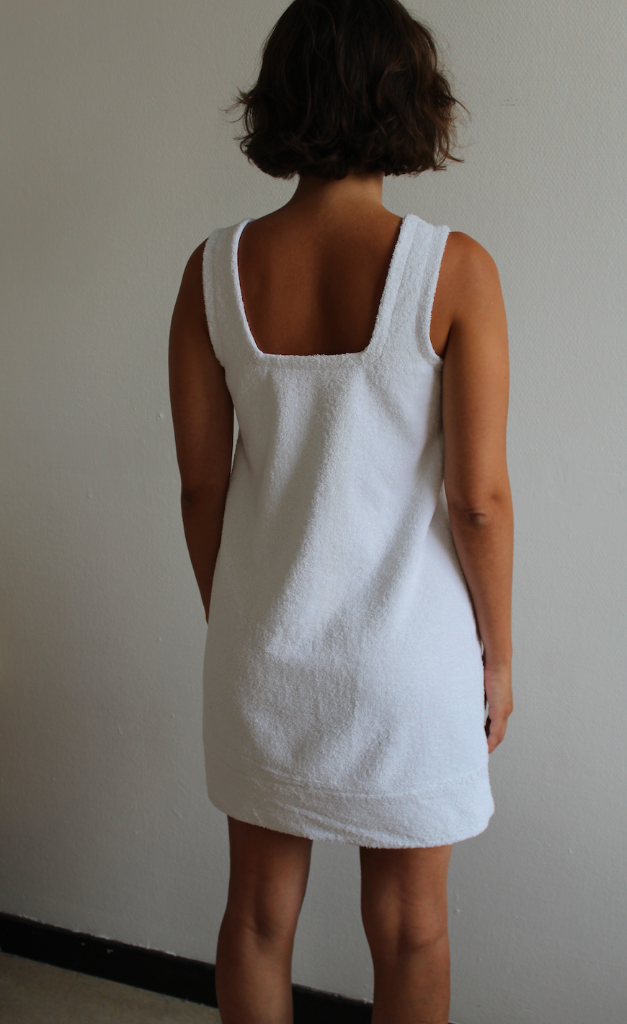 Robe en essuie upcyclé - Made in Belgium