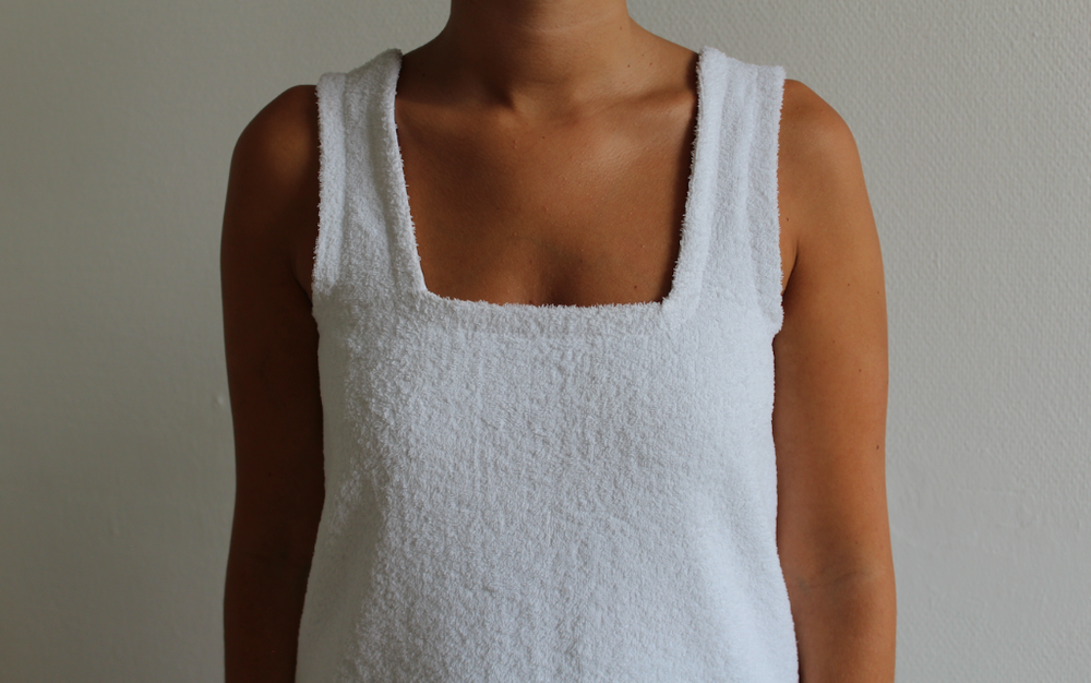 Robe en essuie upcyclé - Made in Belgium