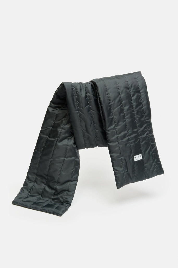Echarpe matelassée upcyclée - Poches mains - Made in Belgium